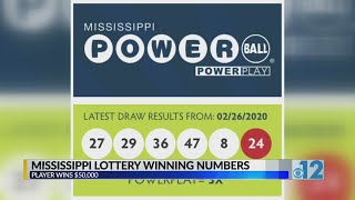 Mississippi Powerball player wins $50,000