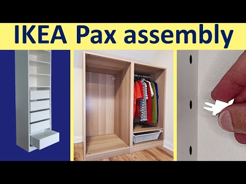 Assemble Ikea Pax wardrobe