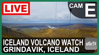 🔴 Live Now: 24/7 Iceland Volcano Watch (Cam C) live webcam