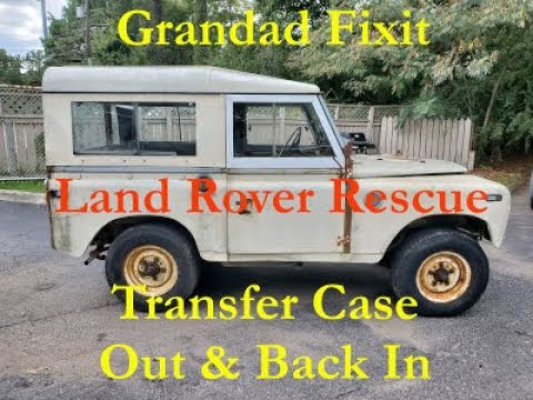 Land Rover Series II Transfer Case Remove, Fix, and Install