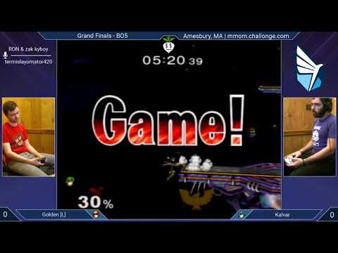 MMOM160 SSBM - Golden [L] (C. Falcon) vs. Kalvar [W] (Marth) - Melee GF