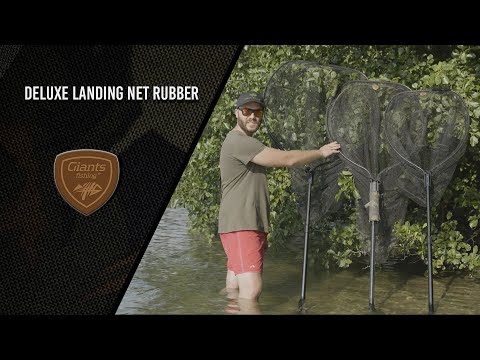 GIANTS FISHING - Podberák Deluxe Landing Net Rubber X-Large 90x85 cm