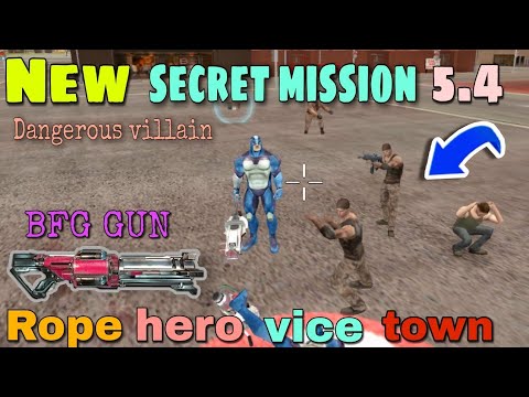 Secret mission 5.4 in vice town | red light mission | rope hero |naxeex ltd.| BLACK SPIDER 2.0 ||