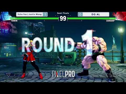 Echo Fox | Justin Wong (Karin) vs DG AL (Zangief) G2E Invitational Day 2 SFV