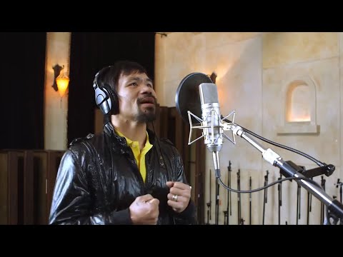 Senator Manny Pacquiao singing 