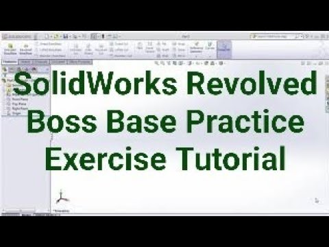 SolidWorks Basics Tutorial for Beginners 4 Learn SolidWorks Online Free Extrude Boss Base Cut
