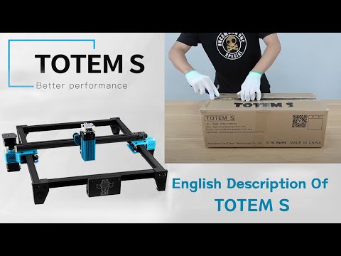 Two Trees Totem S High Precision Laser Engraver Kit Demo
