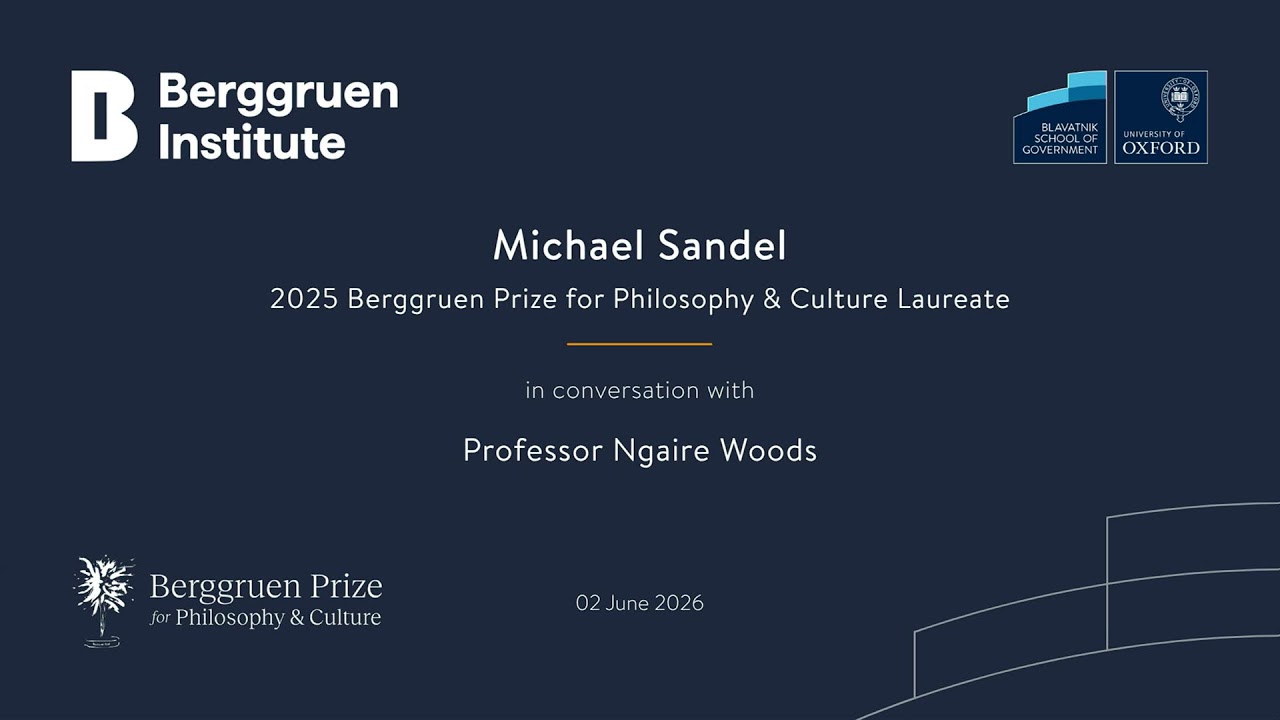 In conversation with Michael Sandel