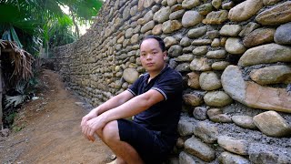 Duong's utilize stone, set barricade around the farm to Prevent bad guys from breaking in