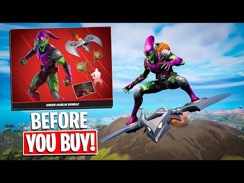 *NEW* GREEN GOBLIN BUNDLE Before You Buy | 10/10 GLIDER! (Fortnite Battle Royale)