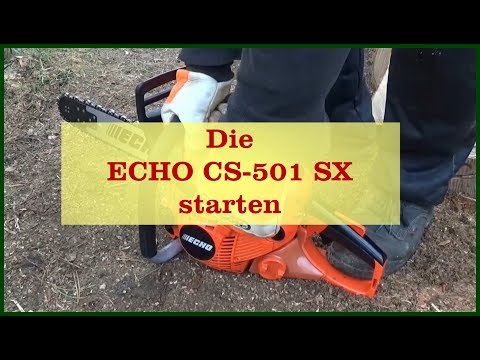 ECHO CS 501 SX starten