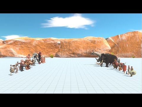 iNfernals VS Ancient Humans & Ancient Mammals - Animal Revolt Battle Simulator