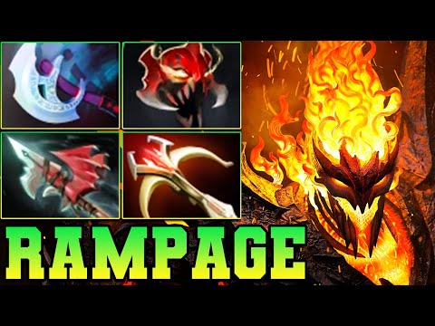 Rampage Shadow Fiend Dota 2 ! SF Dota 2 SafeLane Carry Meta Best Pro Gameplay Build Guide 7.39
