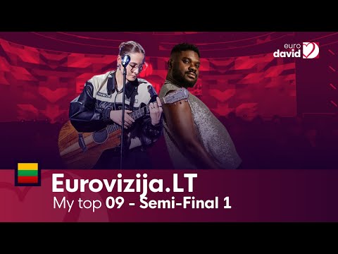 Eurovizija.LT (Lithuania) - My Top 09 - Semi-Final 1 (After The Show) - 🇱🇹 ESC 2025