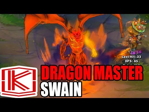 DRAGON MASTER SWAIN GAMEPLAY SKIN SPOTLIGHT - League of Legends