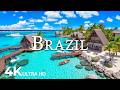 FLYING OVER BRAZIL 4K UHD Soothing Music Along With Beautiful Nature Video 4K Video ULTRA HD
