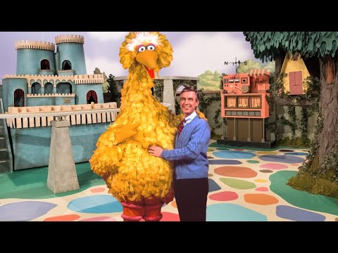 Caroll Spinney as Big Bird on Mister Rogers' Neighborhood (Mr. McFeely Interview)