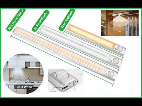 LED лампа линейная с датчиком движения. Светильник для квартиры.