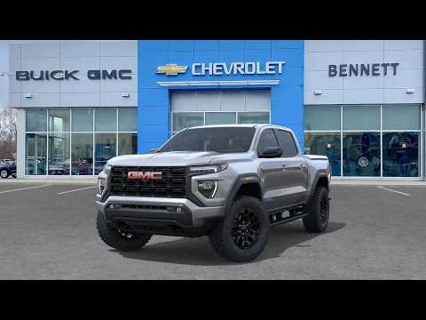 2026 GMC Canyon Crew Cab Short Box 4-Wheel Drive Elevation in Silver for sale at Bennett Chevrolet Cadillac Buick GMC Ltd. in Cambridge, ON