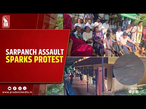 AAP Workers Protest Outside Cuncolim PS Demanding Arrest in Chinchinim Sarpanch Assault Case