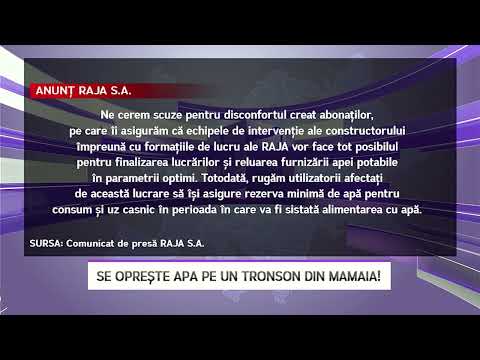 Se oprește apa pe un tronson din Mamaia - LITORAL TV