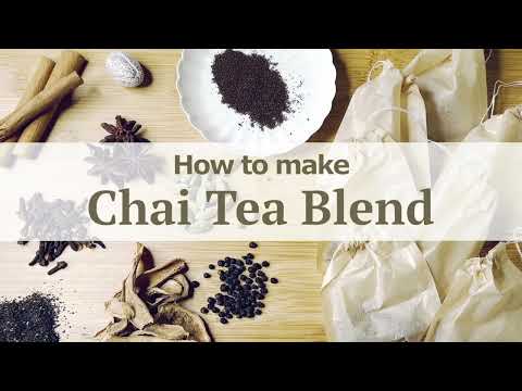 DIY Chai Tea Blend Recipe | From whole spices to chai tea in teabags