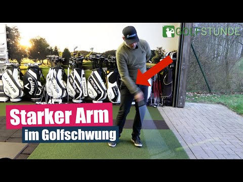 Starker Arm im Golfschwung (Der Führungsarm)