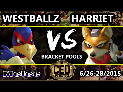 CEO 2015 - Westballz (Falco) Vs. Harriet (Fox) SSBM Bracket Pools WF - Smash Melee