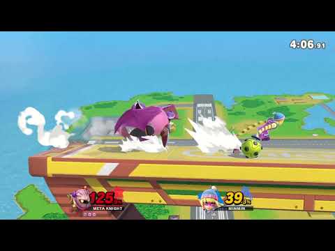 [대난투 얼티밋]메타 나이트 VS 미엔 미엔 (Super Smash Bros Ultimate - Meta Knight VS Min Min)