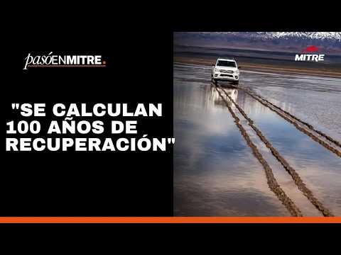 El intendente de Calingasta habló en "Bravo por Mitre" sobre los daños en la Pampa del Leoncito