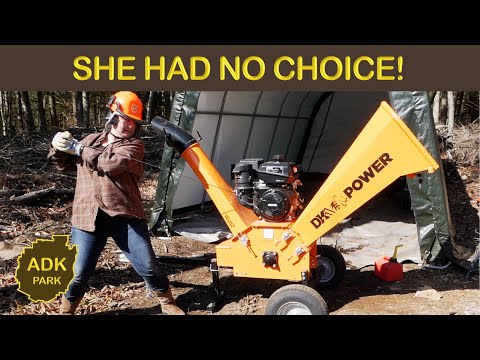 DK2 6" CHIPPER SHREDDER - FLIPPING & SHARPENING the BLADE