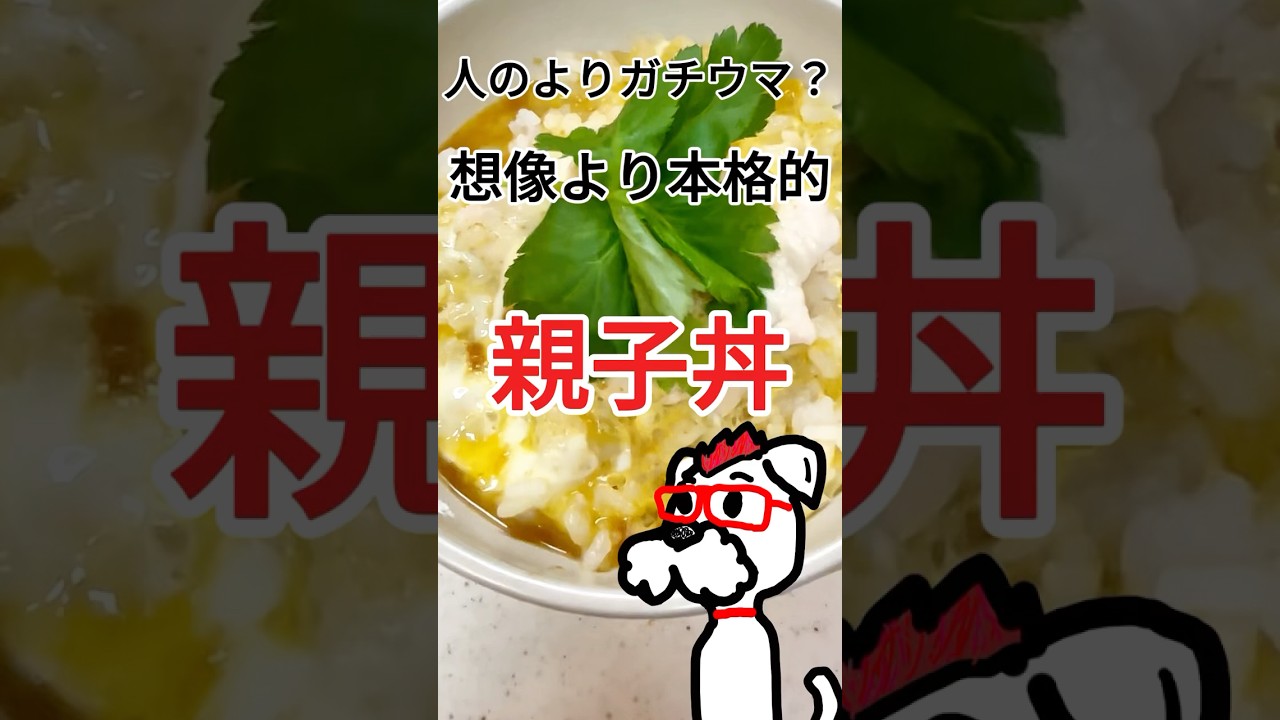 ドッグフード置き換え親子丼