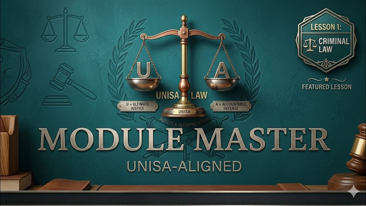 CRW2601 Lesson 1 - Criminal Law vs Law of Delict 