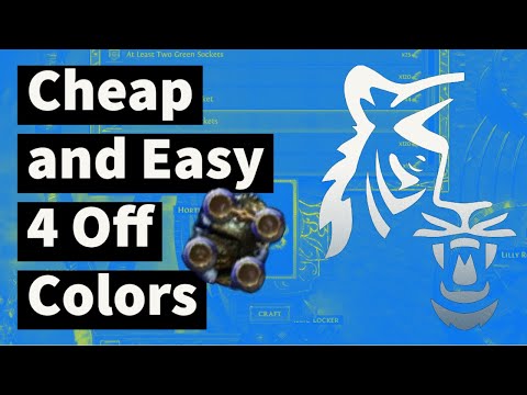 How To Easily Get 4 Off-Colors In POE !