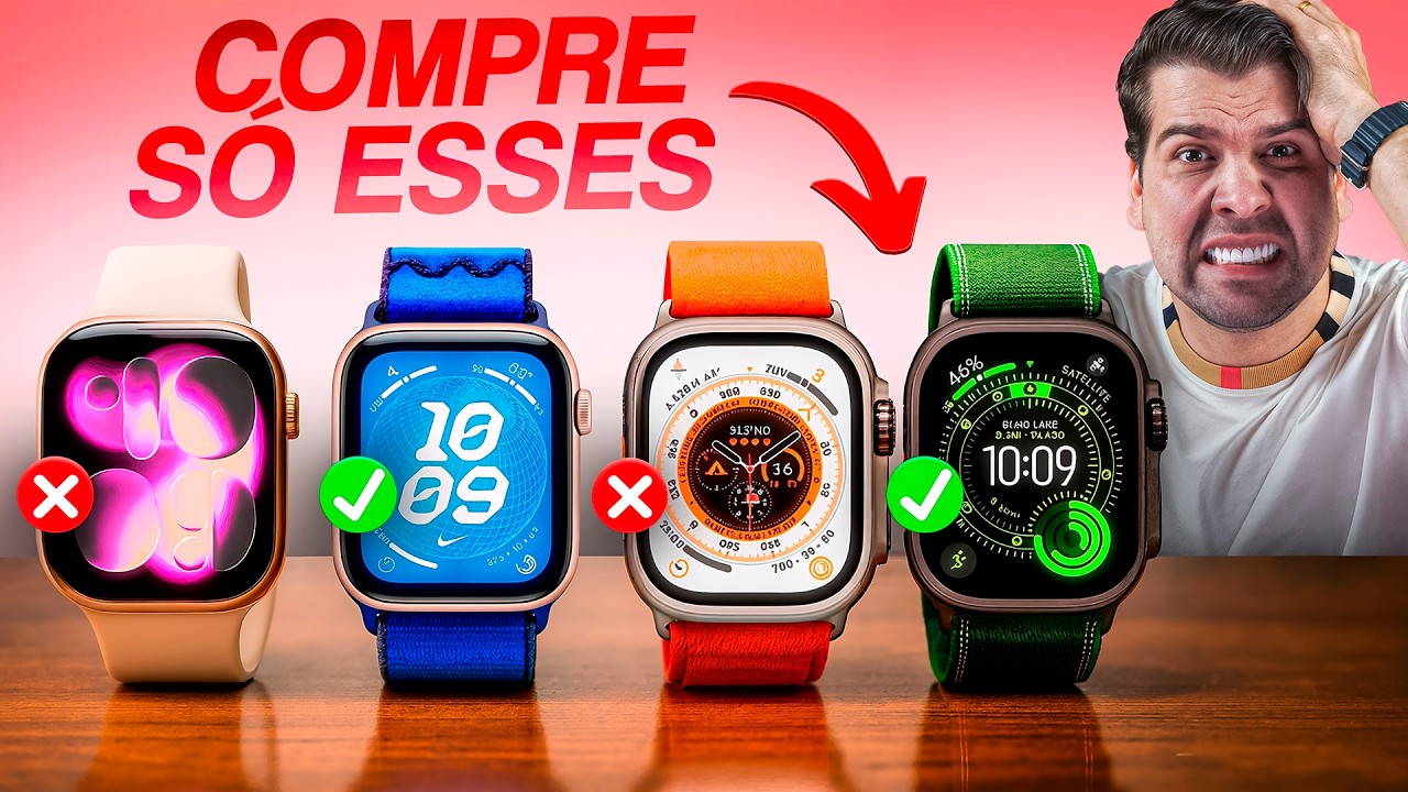 Assistir no YouTube: Apple Watch em 2026: A VERDADE sobre cada modelo (e qual vale o seu dinheiro) - Escolha Certa