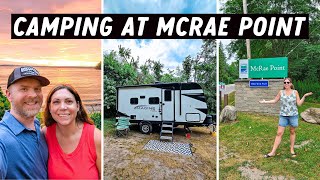 Camping at MCRAE POINT Point Provincial Park | Park Overview and Review