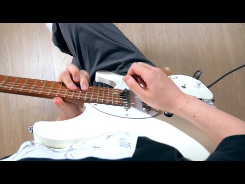 What the Guitarist sees when he plays