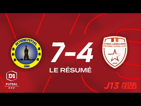 D1 Futsal - J13  Béthune Futsal vs Etoile Lavalloise FC