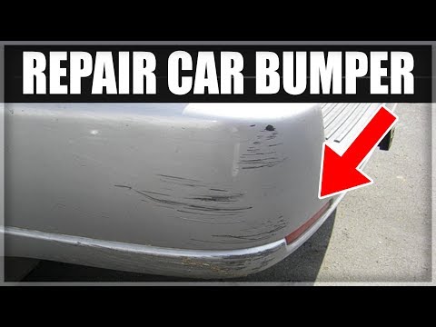 How to Repair a Scuffed or Damaged Car Bumper for less than $100 Video