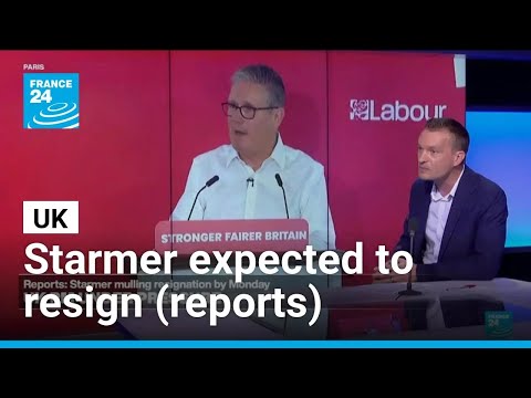 UK's Starmer reportedly expected to resign on Monday