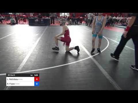 41 Kg Rr Rnd 5 - Lincoln Robideau, Minnesota Vs Rustin Fipps, Cowboy Wrestling Club