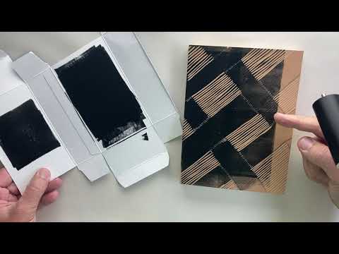 Hand Printing and Inking Linoleum Block