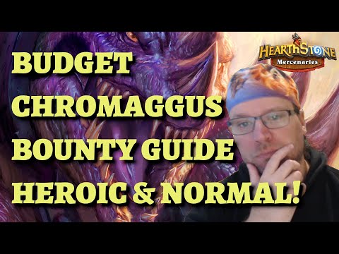 How to beat Chromaggus on a BUDGET (Hearthstone Mercenaries HEROIC and normal bounty guide)