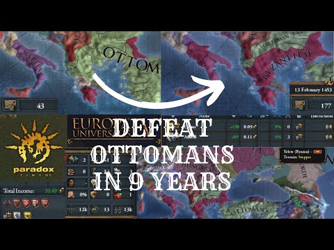 DEFEAT OTTOMANS IN 9 YEARS! How to play as Byzantium? EU4 1.36.2 Byzantium Guide! #eu4 #eu4guide