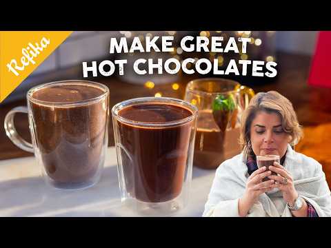 How to Make HOT CHOCOLATE Recipe ☕ Homemade TOP 3: Peppermint 🌱 Cacao 🍫 Spicy🌶️