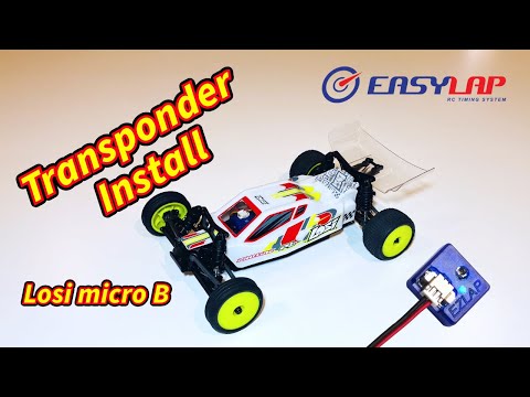 Installing a Easylap transponder into a Losi Micro B rc car