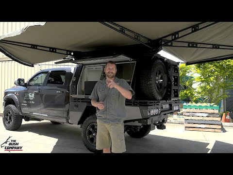 Dodge RAM 2500 - Custom Canopy - 270 XT MAX Awning Install - The Bush Company