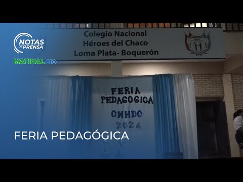 Colegio Héroes del Chaco de Loma Plata realizó su feria pedagógica