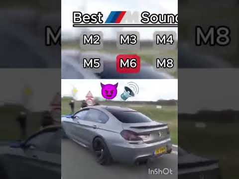 BMW M2 vs M3 vs M4 vs M5 vs M6 vs M8 sound test