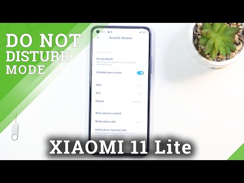 How to Activate Do Not Disturb Mode on XIAOMI 11 Lite - Turn On DND Mode